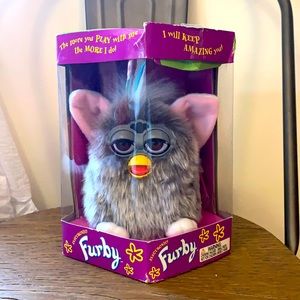 VINTAGE FURBY NIB gray